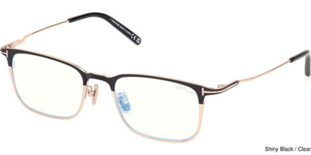 Tom Ford FT5929-D-B 001 Black Blue Light Glasses